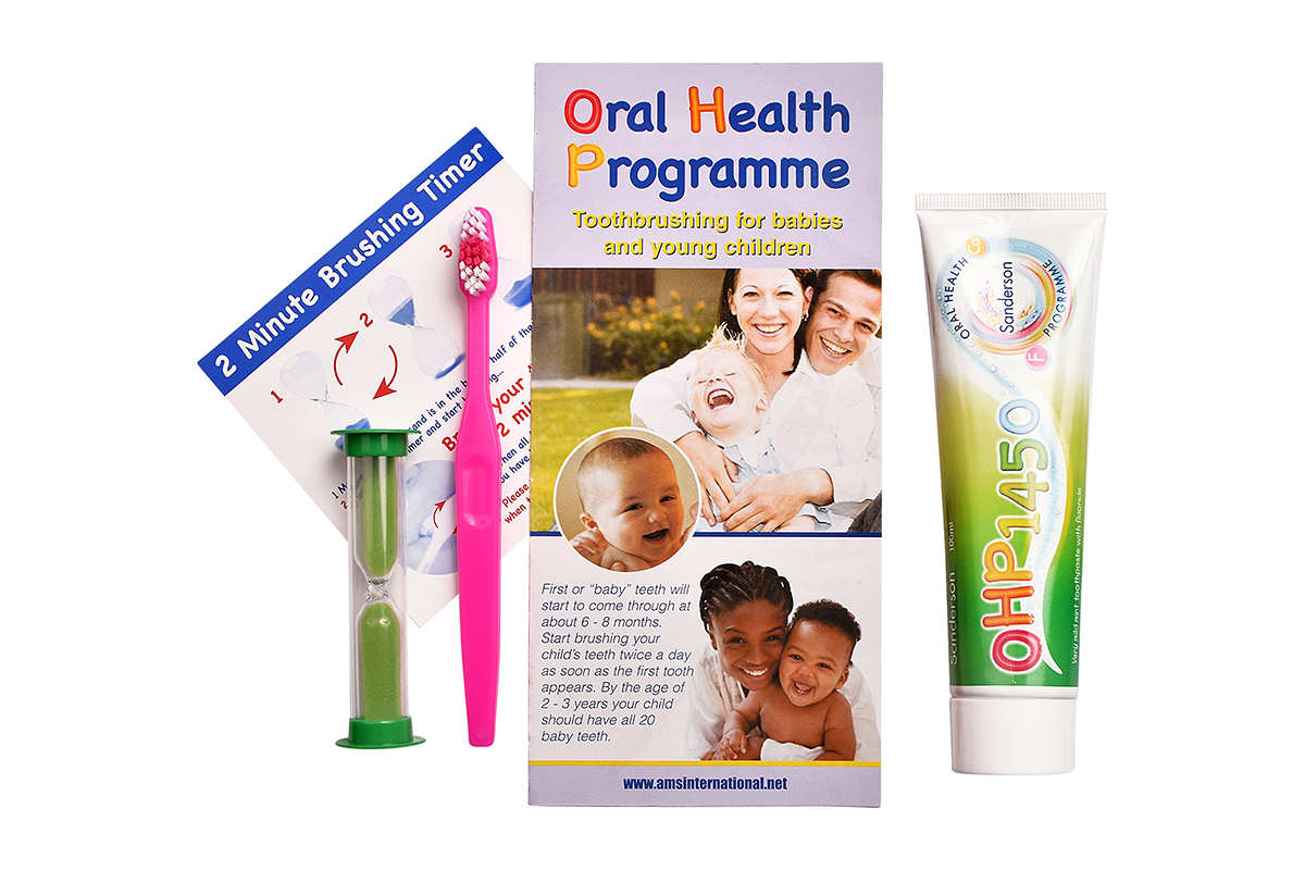 Dental Pack with Leaflet and Timer